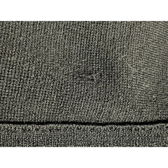 VTG The Works Saks Fifth Avenue 100% Wool Women's Sz S Open-Front Cardigan Black - Picture 10 of 13